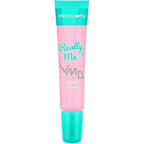 Miss Sporty Really Me! Glossy Liquid Lip Balm balzám na rty 002 Really Pink 10,5 ml
