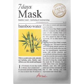 Ariul Bambusová voda hydratační a vyživující textilní maska na obličej 20 g