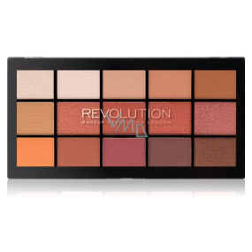 Makeup Revolution Re-Loaded paletka očních stínů Iconic Fever 15 x 1,1 g