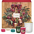 Yankee Candle Adventní kalendář Kniha čajová svíčka 12 kusů + votiv svíčka 12 kusů + svícen, Vánoční dárková sada 2019