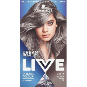 Schwarzkopf Live Urban Metallics barva na vlasy U72 Dusty Silver