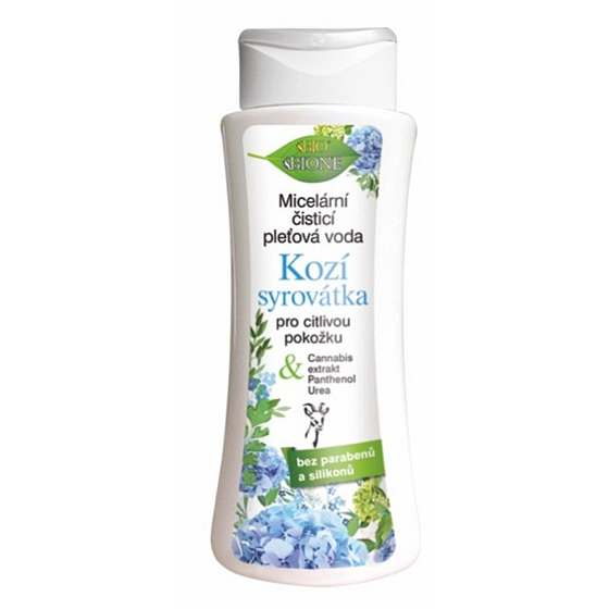 Bione Cosmetics Kozí syrovátka micerální čisticí pleťová voda pro citlivou pokožku 255 ml