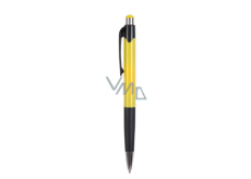 Spoko Kuličkové pero, modrá náplň, žluté 0,5 mm