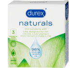 Durex Naturals kondom nominální šířka: 56 mm 3 kusy