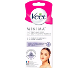 Veet Minima Easy-Gel hypoalergenní depilační voskové pásky na obličej 20 kusů