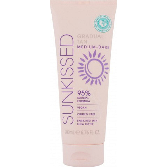 Sunkissed Gradual Tan samoopalovací mléko pro postupné lehké opálení Medium Dark 200 ml