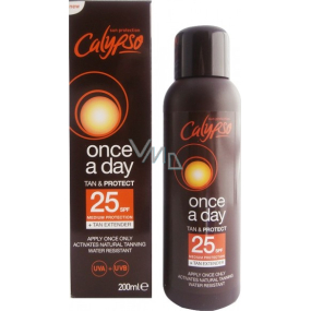 Calypso Once a Day SPF25 voděodolný gel na opalování 200 ml