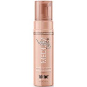 MineTan Express Tan Mousse Medium Dark samoopalovací hydratační pěna pro středně tmavé opálení 200 ml