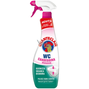 Chante Clair Schiumattiva Candeggin pěnový WC čistič s bělicím účinkem 625 ml rozprašovač
