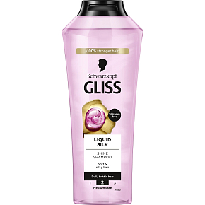 Gliss Kur Luquid Silk Gloss šampon na vlasy 400 ml Gliss Kur Luquid Silk Gloss šampon na vlasy 400 ml
