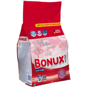 Bonux Color Pure Magnolia 3v1 prací prášek na barevné prádlo 36 dávek 2,34 kg