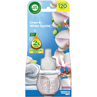 Air Wick Essential Oils prádlo a bílá orchidej náplň do elektrické osvěžovače 19 ml
