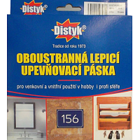 Distyk lepicí páska oboustranná, 19 mm × 5 m
