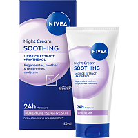 Nivea Essential Zklidňující noční krém pro citlivou pleť 50ml