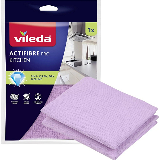 Vileda Mikro Actifibre hadr do kuchyně 27 x 30,5 cm, 1 kus