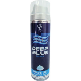 Deep Blue Sensitive Skin gel na holení pro muže 200 ml