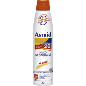 Astrid F20 Mléko na opalování 200 ml sprej