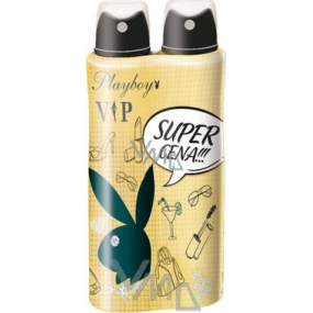 Playboy Vip for Her deodorant sprej pro ženy 2 x 150 ml, kosmetická sada
