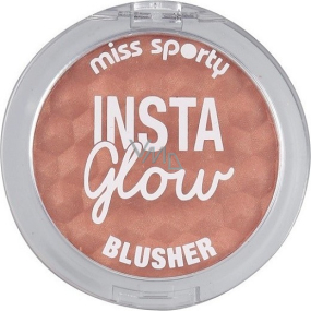 Miss Sporty Insta Glow Blusher tvářenka 005 Beaming Peach 5 g