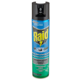 Raid aerosol proti létajícímu hmyzu s eukalyptovým olejem sprej 400 ml