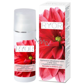 Ryor Aloe Vera a kyselina hyaluronová hydratační 24hodinový krém 50 ml