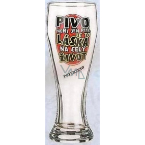 Nekupto Dárky s humorem Pivní sklenice humorné Pivo není jen pití, je to láska na celý život 0,6 l