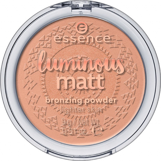 Essence Luminous Matt Bronzing Powder bronzový pudr 01 Sunshine 9 g