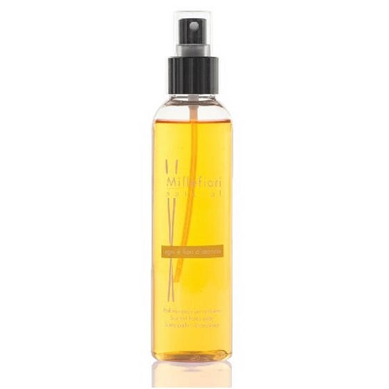 Millefiori Milano Natural Legni e Fiori d’Arancio - Dřevo a Pomerančové květy Bytový sprej pohlcovač pachů 150 ml