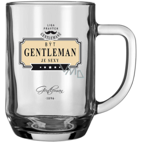 Nekupto Liga Pravých Gentlemanů Pivní sklenice Být Gentleman je sexy 500 ml