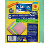 Clanax Univerzální utěrka viskóza netkaná 38 x 35 cm 5 kusů