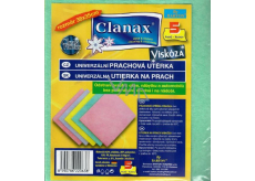 Clanax Univerzální utěrka viskóza netkaná 38 x 35 cm 5 kusů