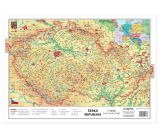 Ditipo Mapa Česká republika fyzická/kraje A3