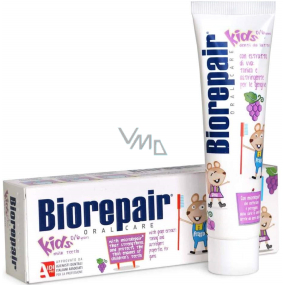 Biorepair Kids Zubní pasta s hroznovou příchutí pro děti 0-6 let 50 ml