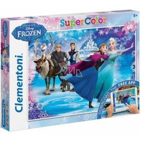 Clementoni Puzzle SuperColor Disney Ledové království 60 dílků, doporučený věk 5+