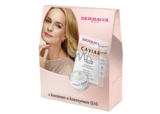 Dermacol Caviar Energy Day Cream zpevňující denní krém 50 ml + Face Mask zpevňující pleťová maska 2 x 8 ml + Eye and Lip Cream zpevňující krém na okolí očí a rtů 15 ml, kosmetická sada pro ženy