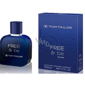 Tom Tailor Free to be for Him toaletní voda pro muže 50 ml