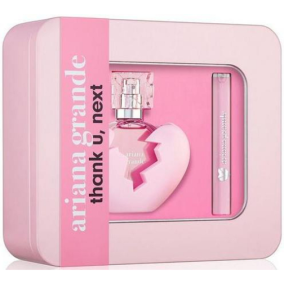 Ariana Grande Thank U, Next parfémovaná voda 30 ml + parfémovaná voda 10 ml miniatura, dárková sada pro ženy