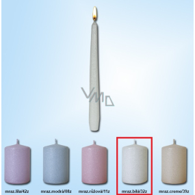 Lima Mrazivá bílá svíčka kónická 22 x 250 mm 1 kus