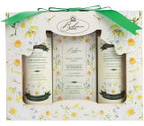 Bohemia Gifts Heřmánek sprchový gel 100 ml + šampon na vlasy 100 ml + toaletní mýdlo 100 ml, kosmetická sada pro ženy