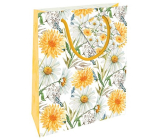 Nekupto Dárková papírová taška 14 x 11 x 6,5 cm Luční květy