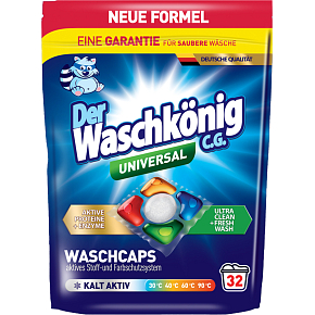 WaschKönig kapsle na praní Universal – 32 ks