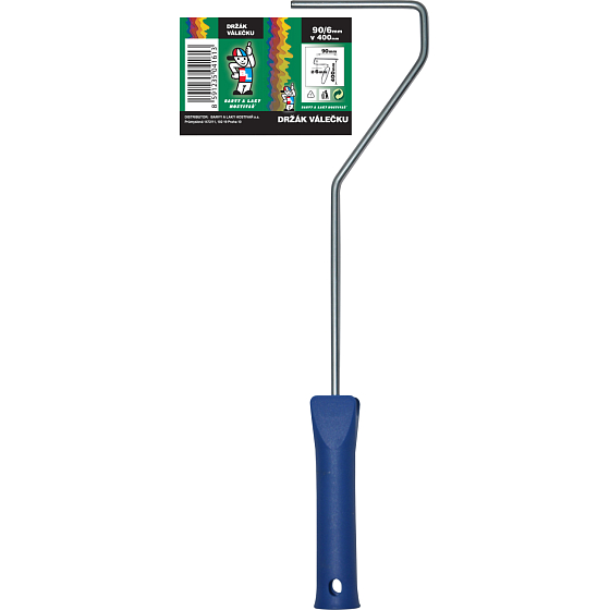 BARVY A LAKY HOSTIVAŘ držák malířského válečku, délka 42 cm, pro díru 6 mm, pro malířské válečky 10 až 15 cm