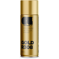 CL Cosmoslac dekorační akrylátový sprej R308 zlatý 400 ml