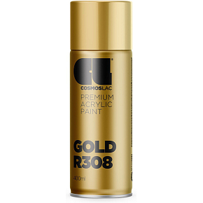 CL Cosmoslac dekorační akrylátový sprej R308 zlatý 400 ml CL Cosmoslac dekorační akrylátový sprej R308 zlatý 400 ml