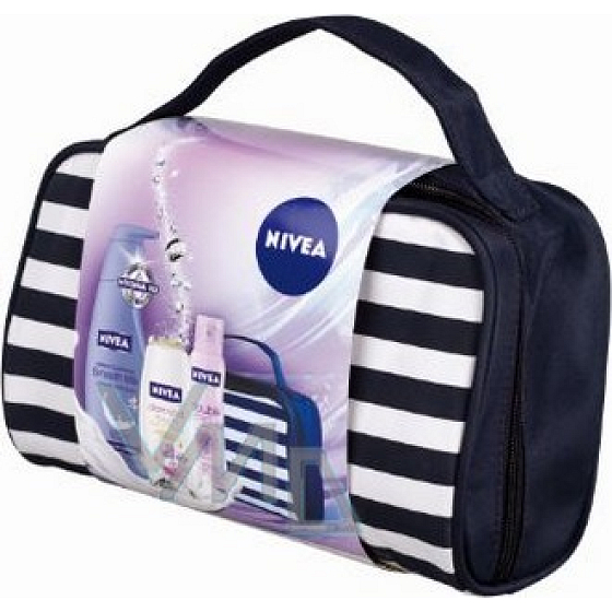 Nivea Kazdouble tělové mléko 400 ml + sprchový gel 250 ml + antiperspirant 150 ml + taška, pro ženy kosmetická sada