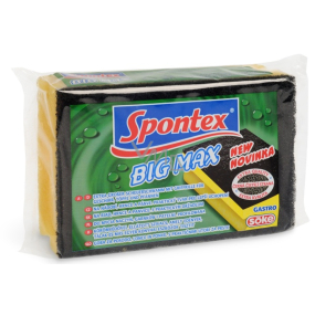 Spontex Bigmax molitanová houbička na nádobí tvarované s ochranou nehtů