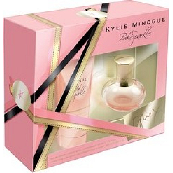 Kylie Minogue Pink Sparkle toaletní voda 30 ml + tělové mléko 150 ml, dárková sada