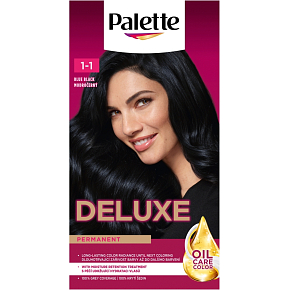 Palette Deluxe barva na vlasy Modročerný 1-1, 50 ml Palette Deluxe barva na vlasy Modročerný 1-1, 50 ml