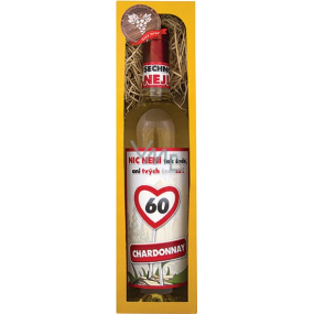 Bohemia Gifts Chardonnay Vše nejlepší 60 bílé dárkové víno 750 ml