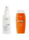 Ziaja Sun SPF 50+ UVA/UVB voděodolné mléko na opalování sprej 170 ml + aktivátor opalování s tyrosinem 150 ml, duopack